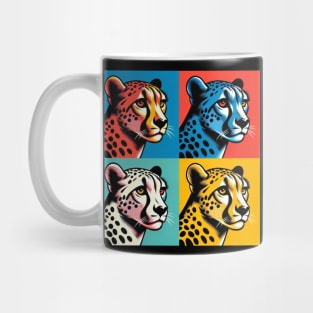Speed of Color: Cheetah Pop Art Explosion Mug